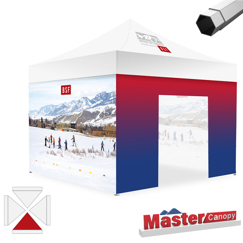 Load image into Gallery viewer, Premium+Series- Custom 10x10 Heavy Duty Pop-up Personalized Canopy Tent
