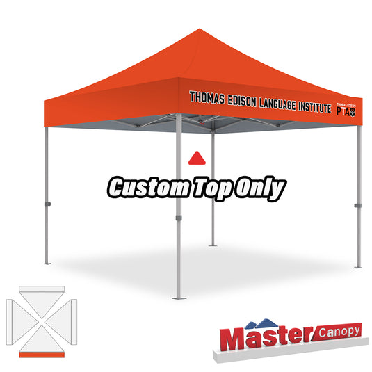 Custom Pop Up Canopy Top Only 8x8/10x10/10x15/10x20