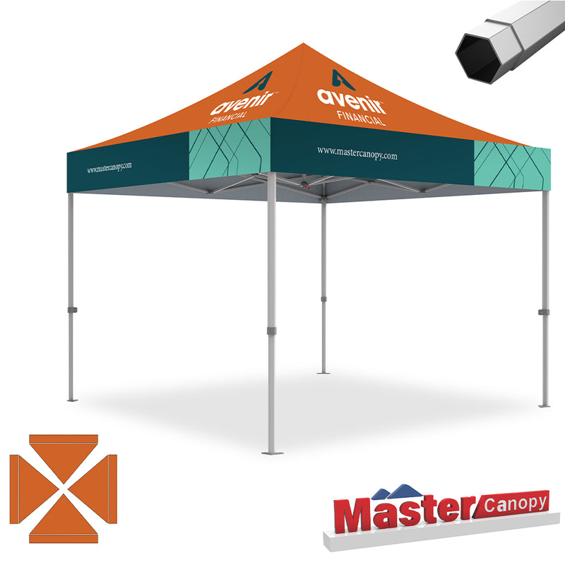Load image into Gallery viewer, Premium+Series- Custom 10x10 Heavy Duty Pop-up Personalized Canopy Tent
