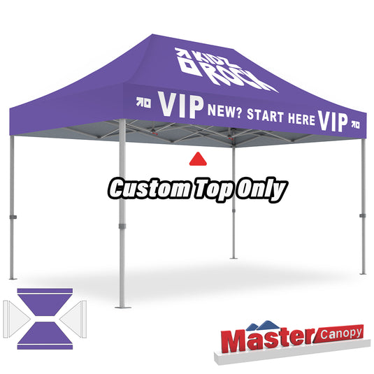Custom Pop Up Canopy Top Only 8x8/10x10/10x15/10x20