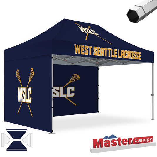 Premium+Series- Custom 10x15 Heavy Duty Pop-up Personalized Canopy Tent