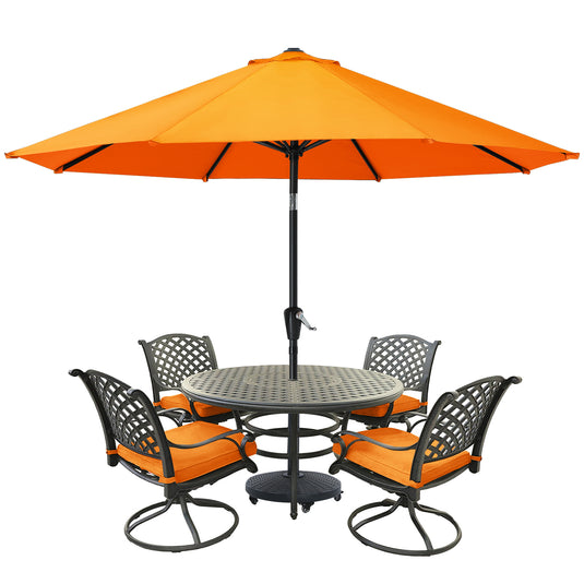MASTERCANOPY Patio Umbrella for Outdoor Market Table  8 Ribs