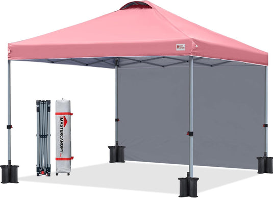 Leisure Sports 8x8/10x10 Durable Pop up Canopy Tent with Sidewall