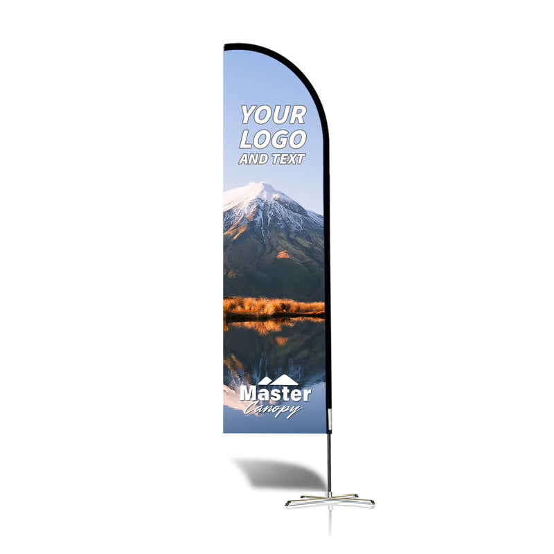 Load image into Gallery viewer, Custom Feather Blade Teardrop Rectangle Flag 8FT/10FT/12FT (1 Flag)
